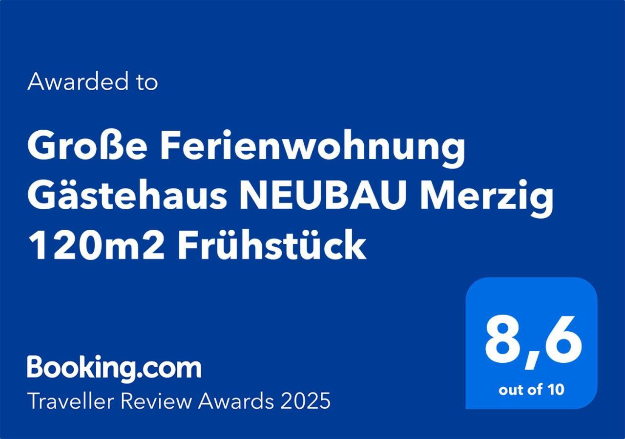 Grosse Ferienwohnung Gaestehaus Neubau Merzig 120M2 Kültér fotó